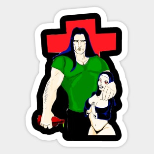 Peter Omega Steele Sticker